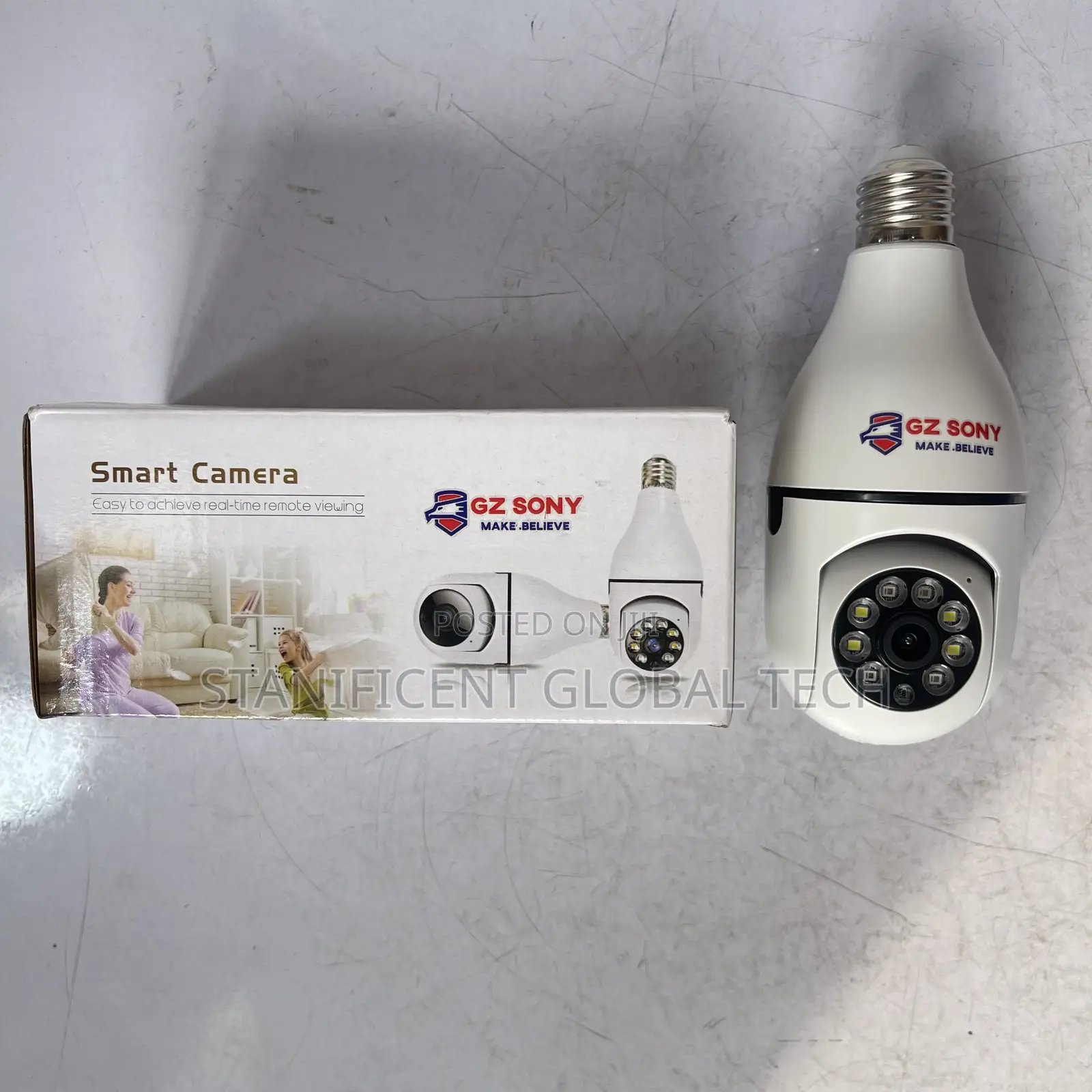 Standalone Wifi Ptz Light Bulb Camera (V380 App)