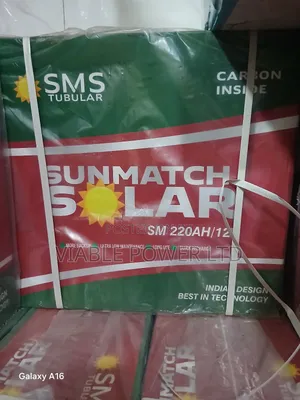 SMS 220ah Wet Cell Battery Very Reliable and Efficient