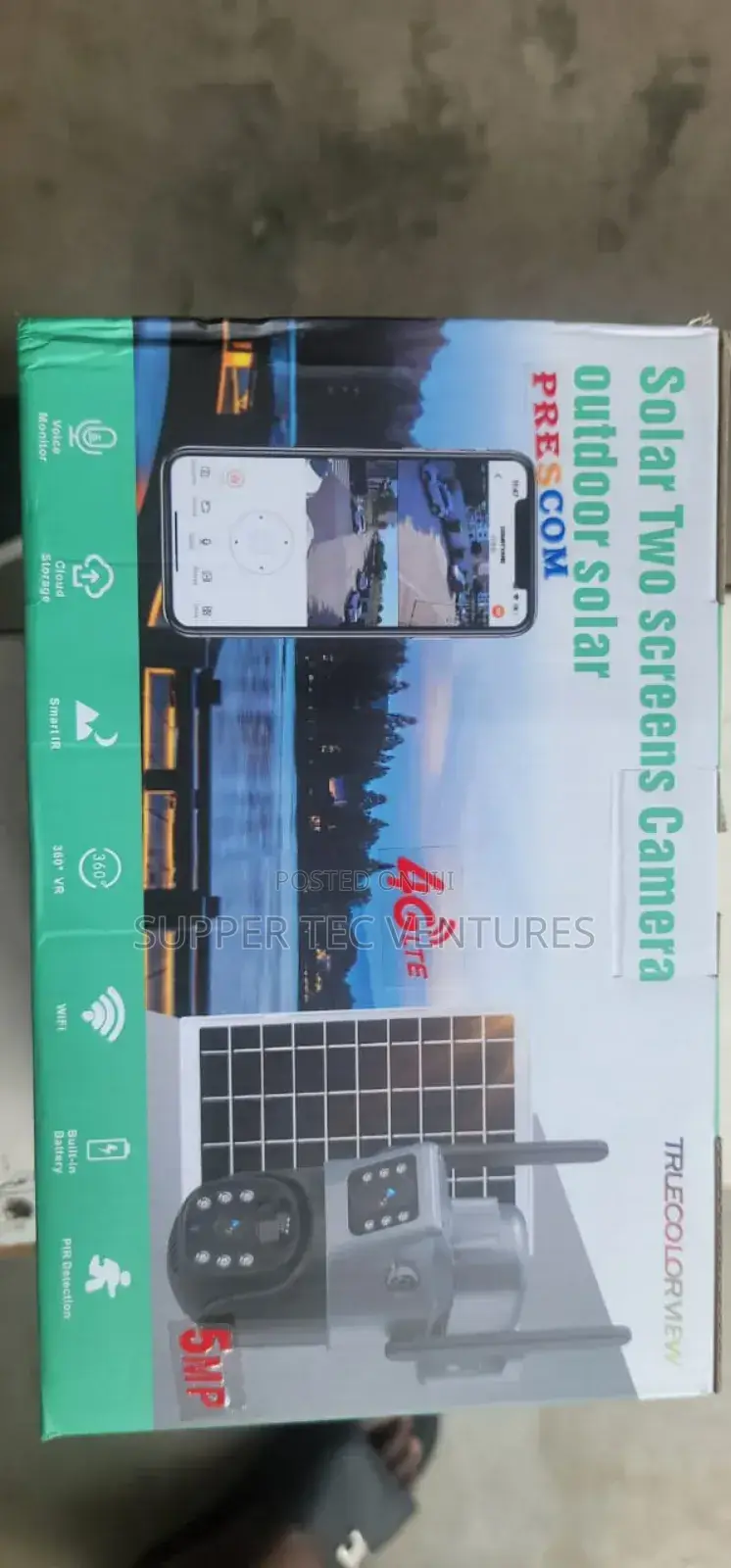 Solar Powered Smart PTZ Camera
