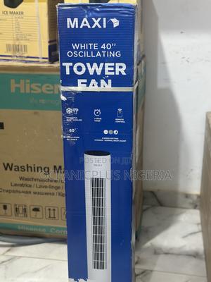 White Maxi Oscillating 40" Tower Fan