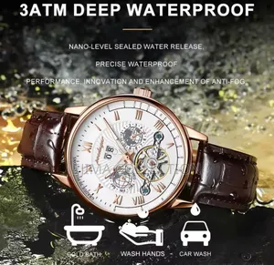Automatic Tourbillon, Chronograph Working, Leather Strap