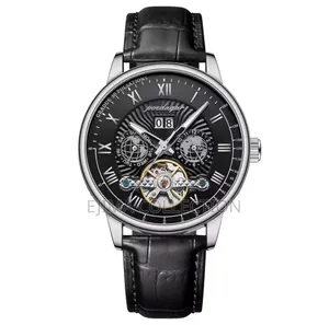 Automatic Tourbillon, Chronograph Working, Leather Strap