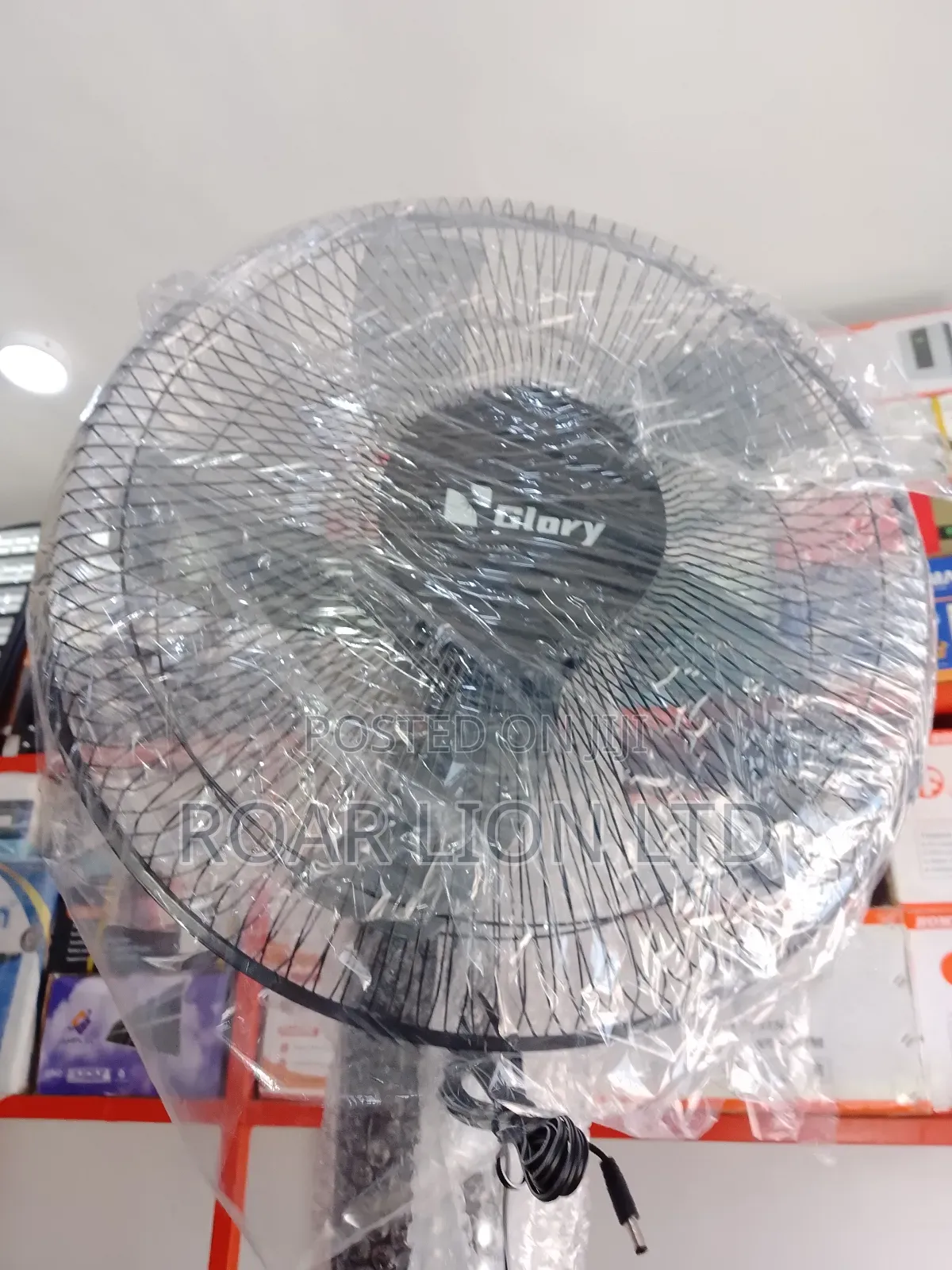 16inch Solar Rechargeable Fan With Panel