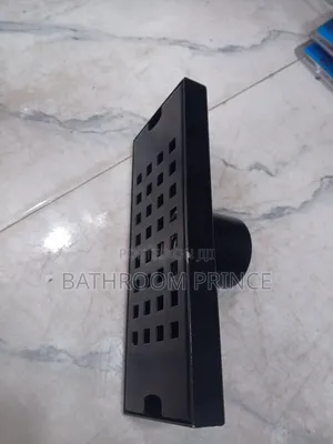 Black Floor Drain 20cm