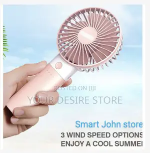 Kamisafe Rechargeable Hand Fan + Power Bank Functions