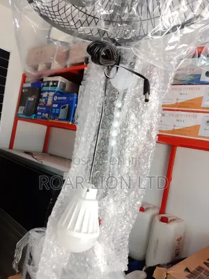 16inch Solar Rechargeable Fan With Panel