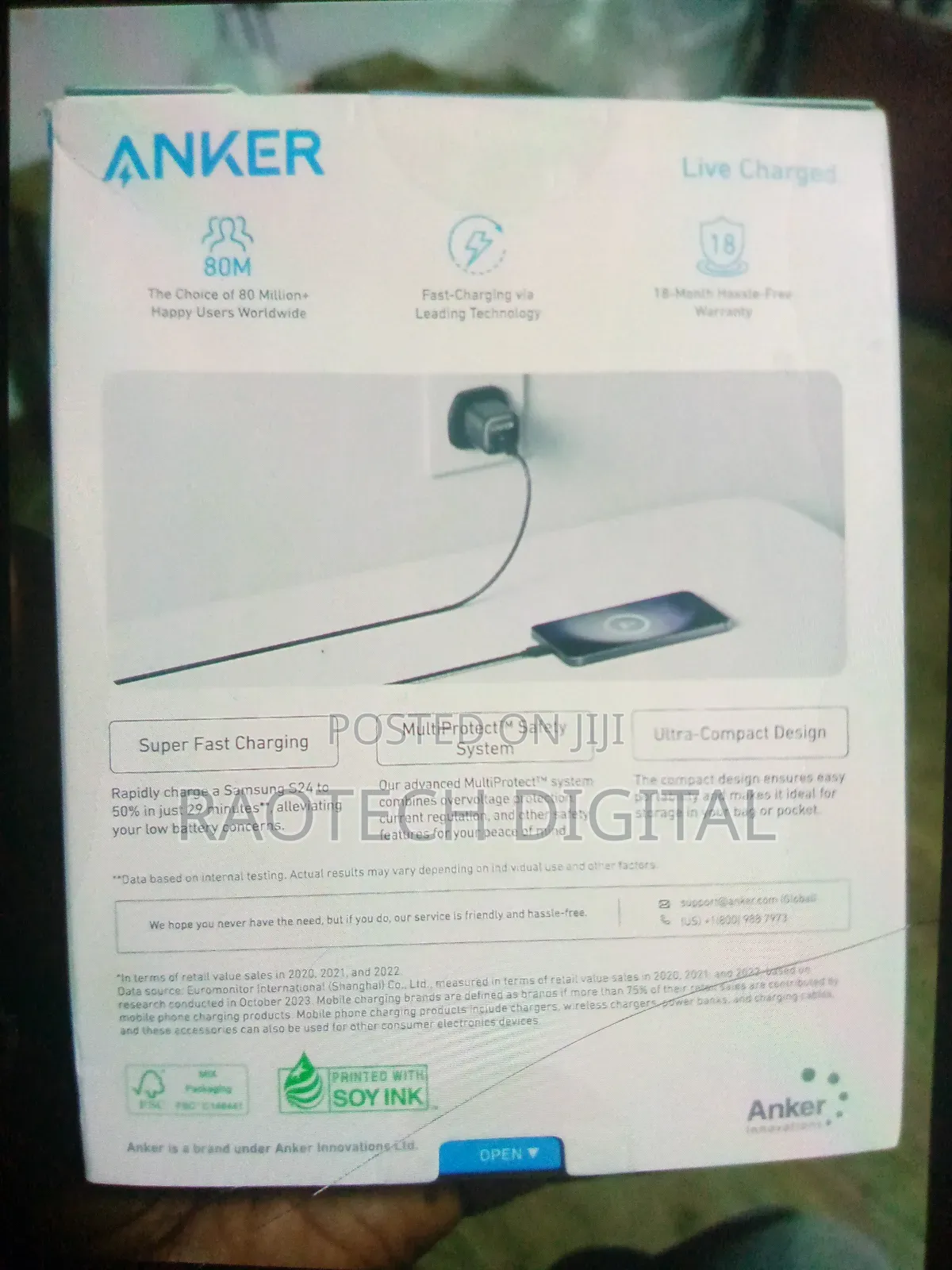 Anker Charger 25w, Compact