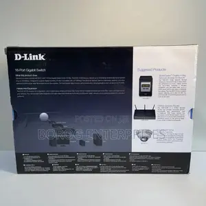 D-Link 16-Port Gigabit Unmanaged Desktop Switch-DGS-1016d