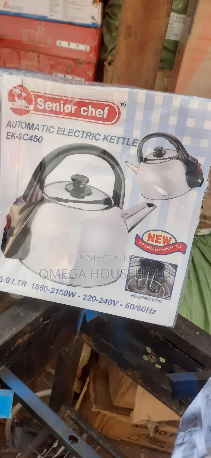 6 Liters Automatic Electric Kettle