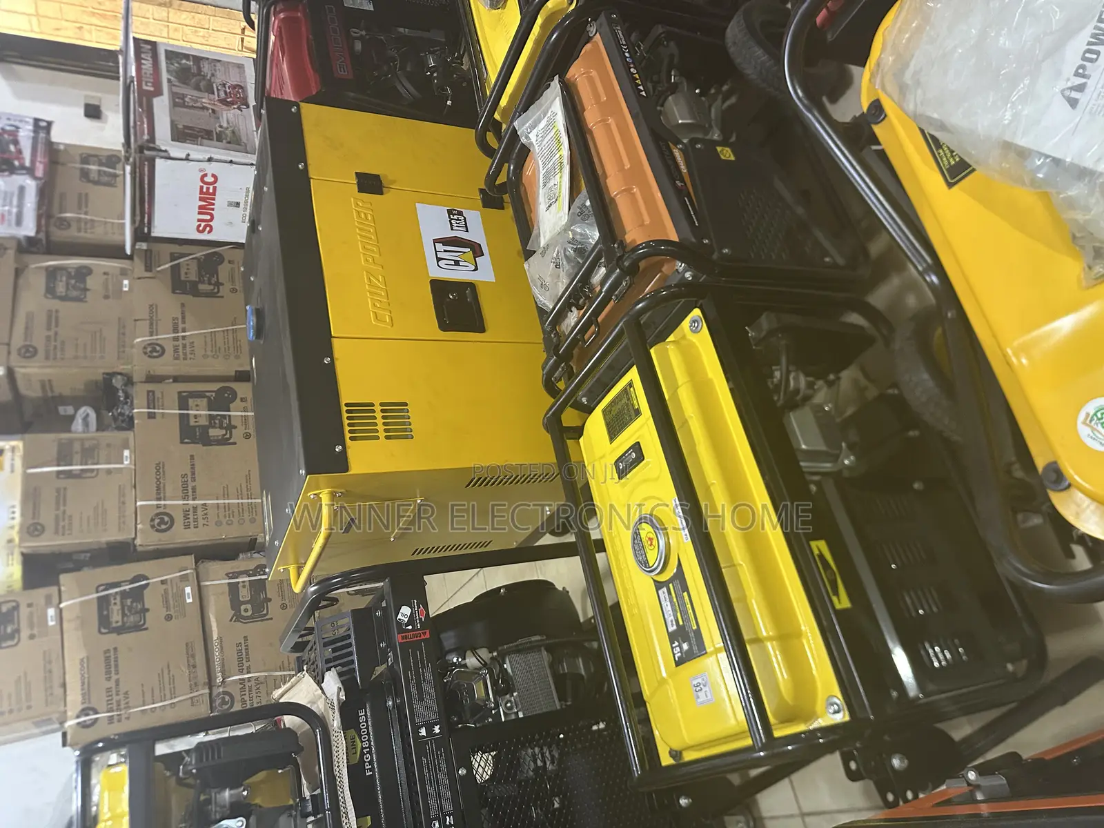 Cat 13.5kva Mantrac Generator 100% Copper Coil Engine