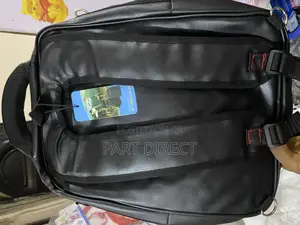 Sleek Leather Backpack
