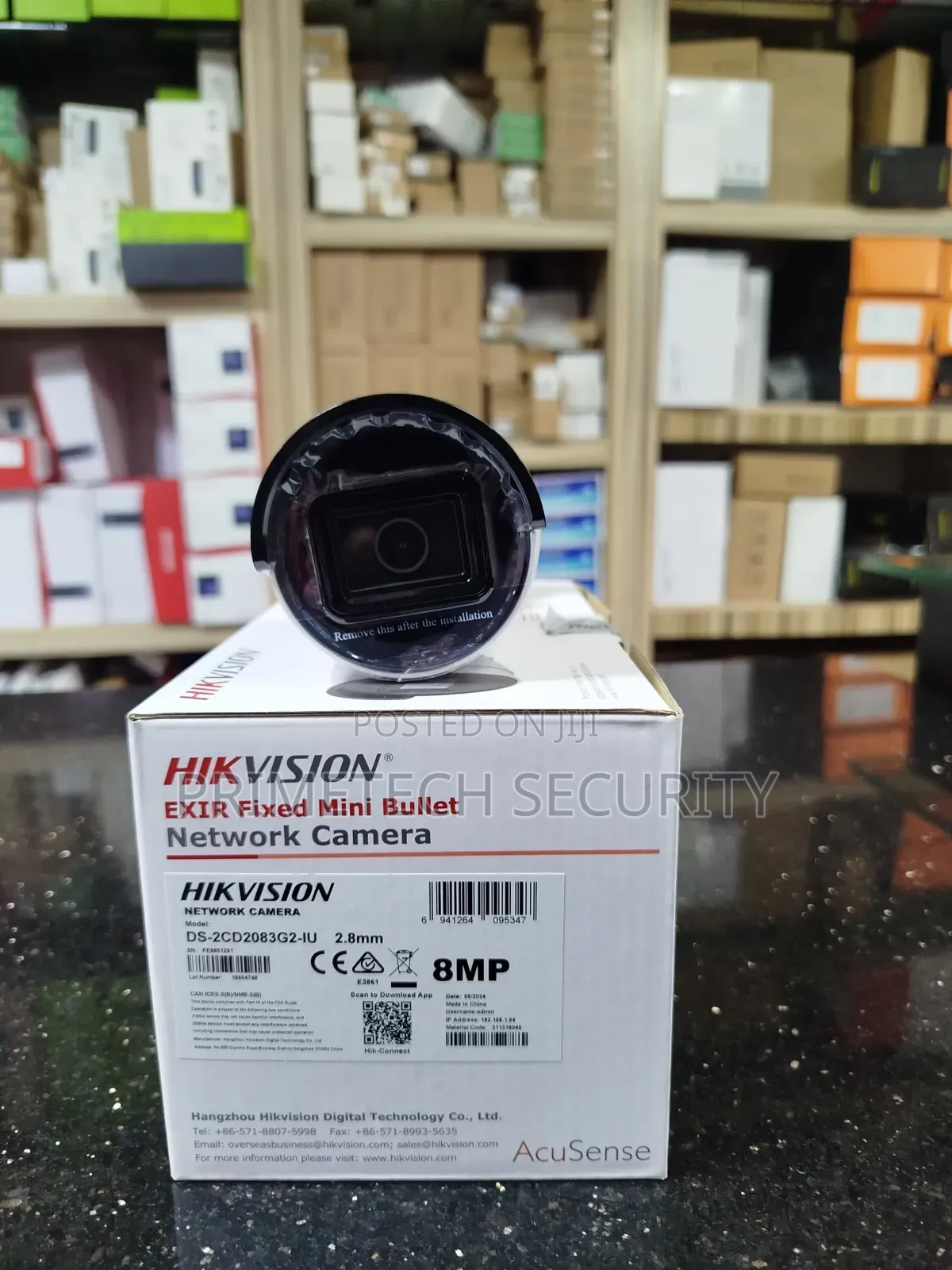 Security Hikvision Acusense 8mp Mini Bullet Camera