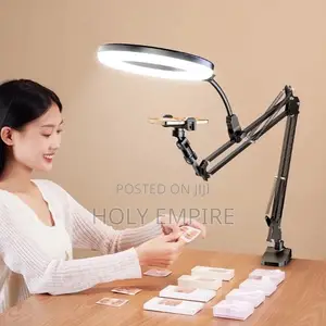 Selfie Ring Light With Mobile Phone Holder Support