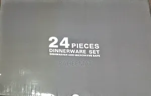24 Piece Stoneware Dinnerware Set
