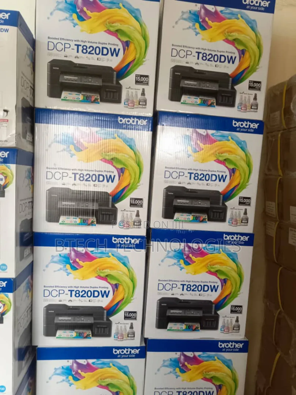 Brother Ink Tank DCP-T820dw Color Multifunction Printer