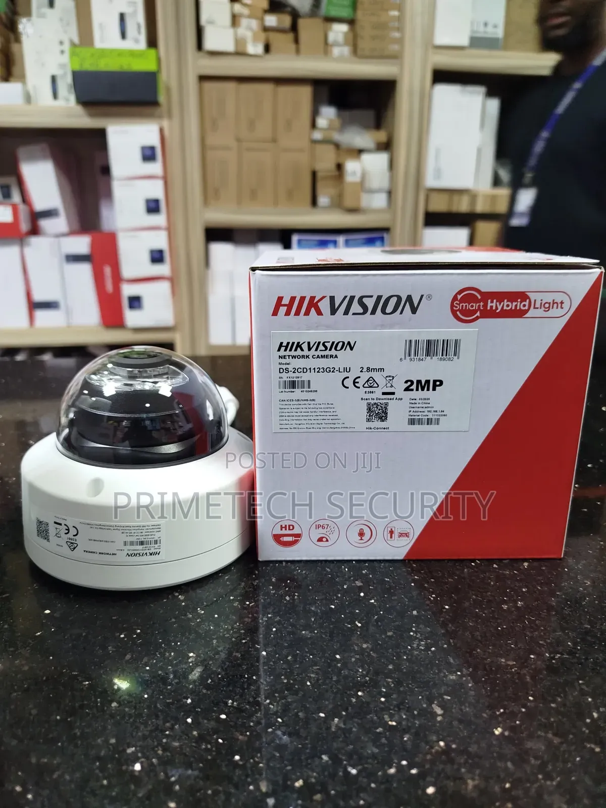 Security Hikvision 2mp Ip Smartlight With Audio Dome