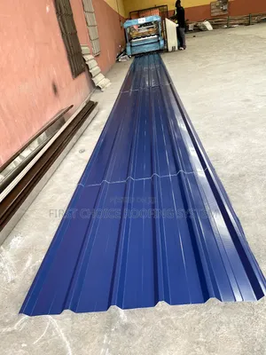Copper Blue Aluminium Roofing Sheets Long Sparn Design