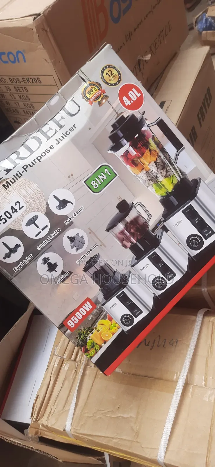 8 In1 Multi Purpose Bardefu Heavy Duty Blender