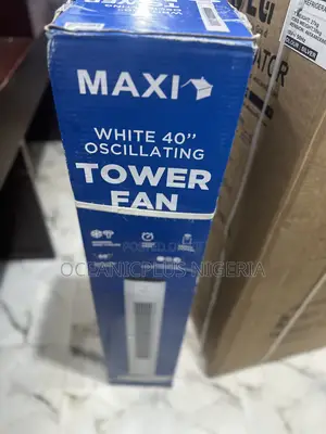 Soothing Airflow /Maxi 40'' Oscillating Tower Fan