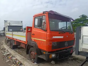Mercedes Benz 814 Pickup Truck With Mini Hiab Crane German