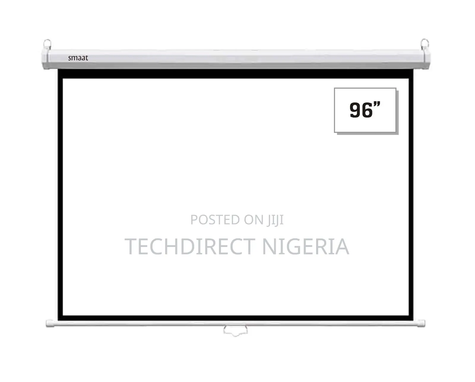 Smaat 96 X 96 Inch Manual Pull Down Projection Screen