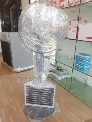 16inch Solar Rechargeable Fan With Panel
