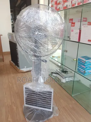 16inch Solar Rechargeable Fan With Panel