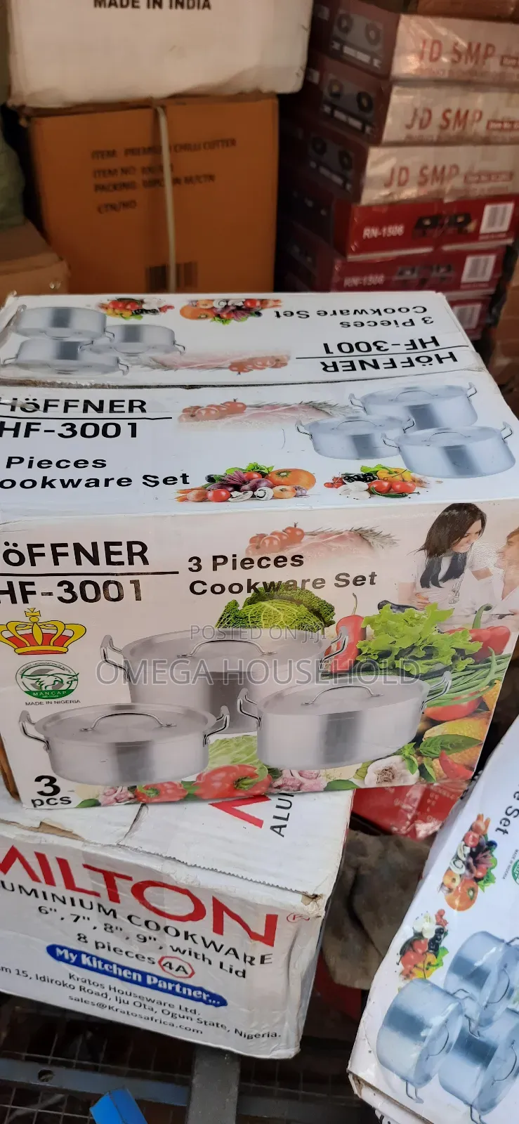 3 Pieces Cookware Set Hoffner