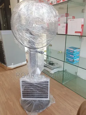 16inch Solar Rechargeable Fan With Panel