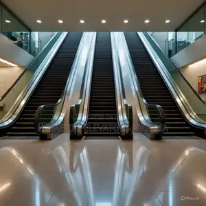 Escalators Handling Large Crowds