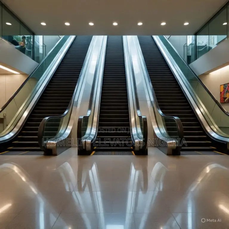 Escalators Handling Large Crowds