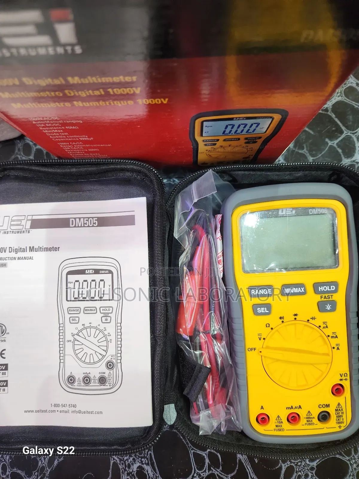 Uei Test Instrument Dm-505 Digital Multimeter