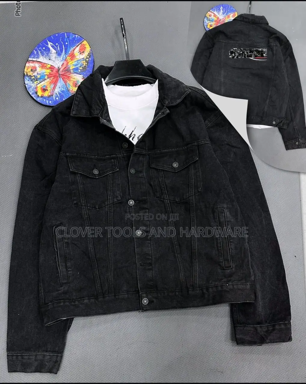 Balenciaga Double B Denim Jacket