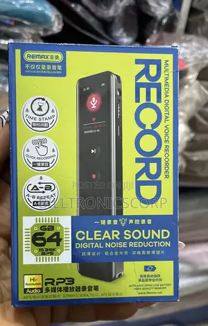 Remax Multimedia Digital Voice Recorder