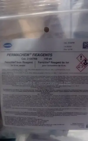 Ferrover Iron Reagent 10mls . 100pcs .