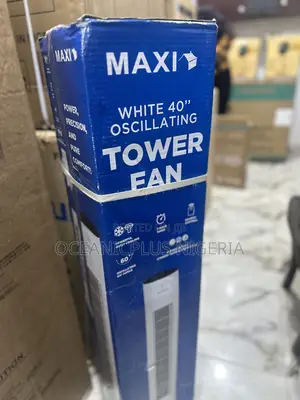 Brand New Dailychill White Maxi Oscillating 40" Tower Fan