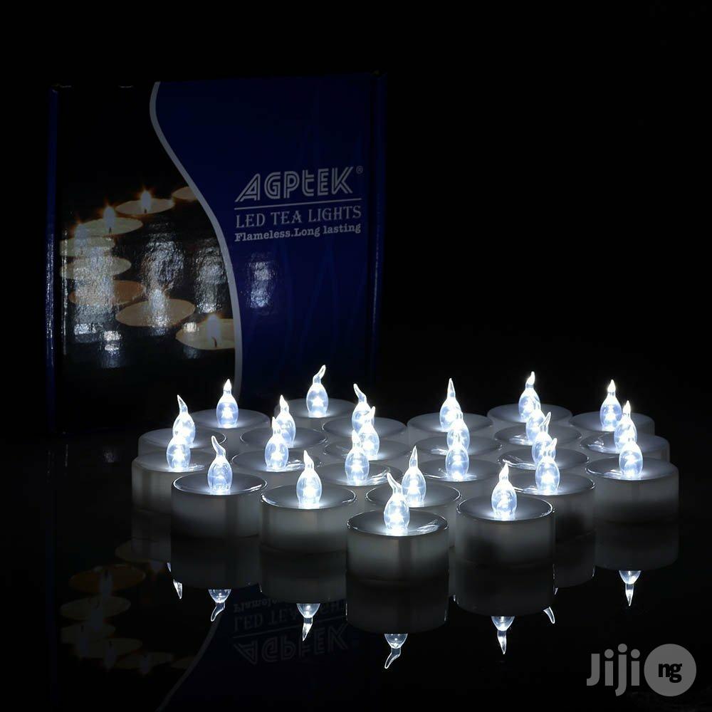 USA Agptek 1 PCS LED Tealights Battery-Operated Flameless Candles
