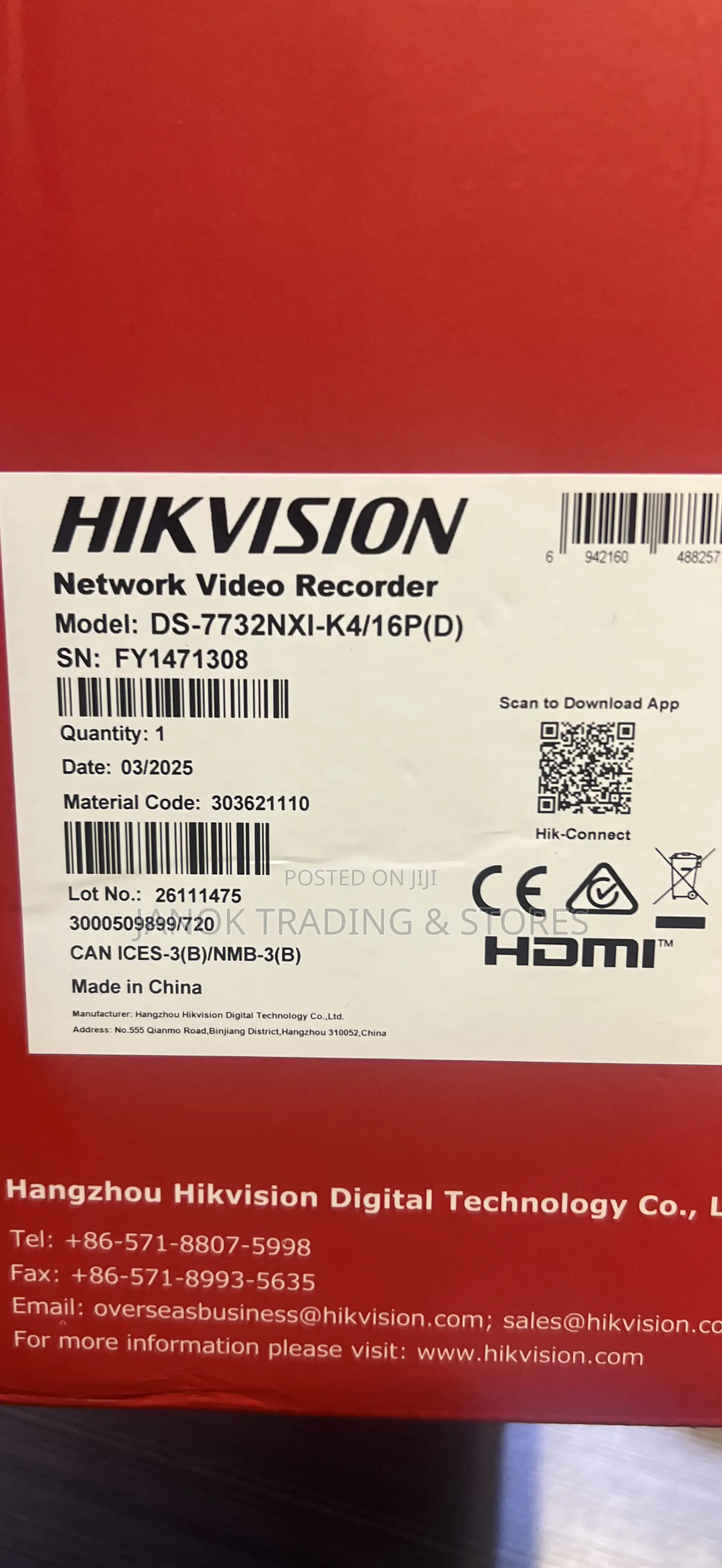 Hikvison Ds-7732nxi-k4/16p