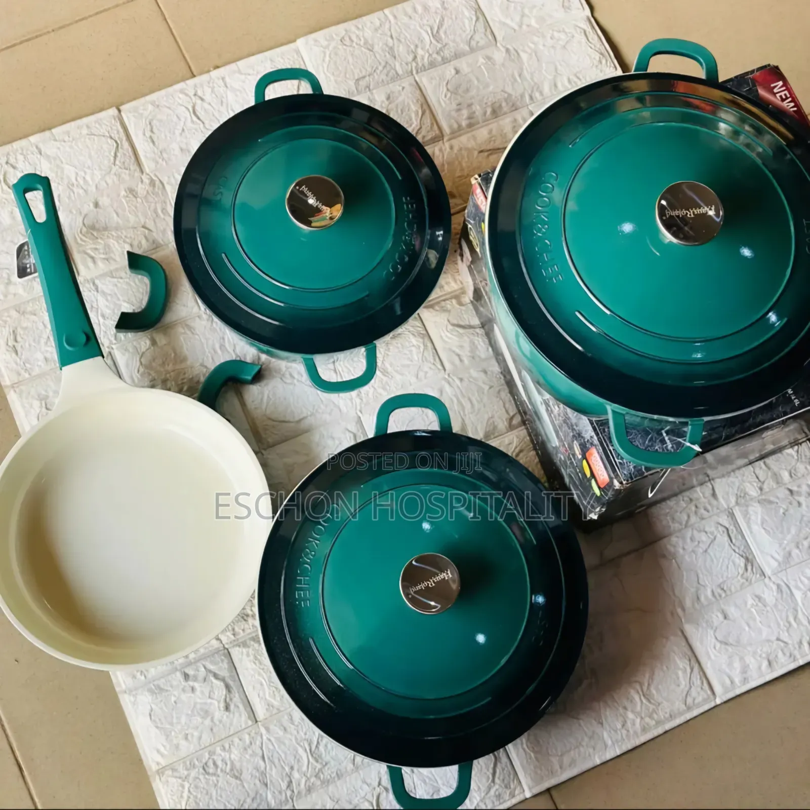 Haus Roland German Quality Enamel Cast Iron Pot Set