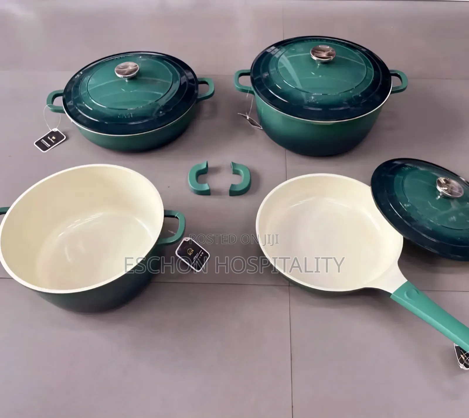 Haus Roland German Quality Enamel Cast Iron Pot Set