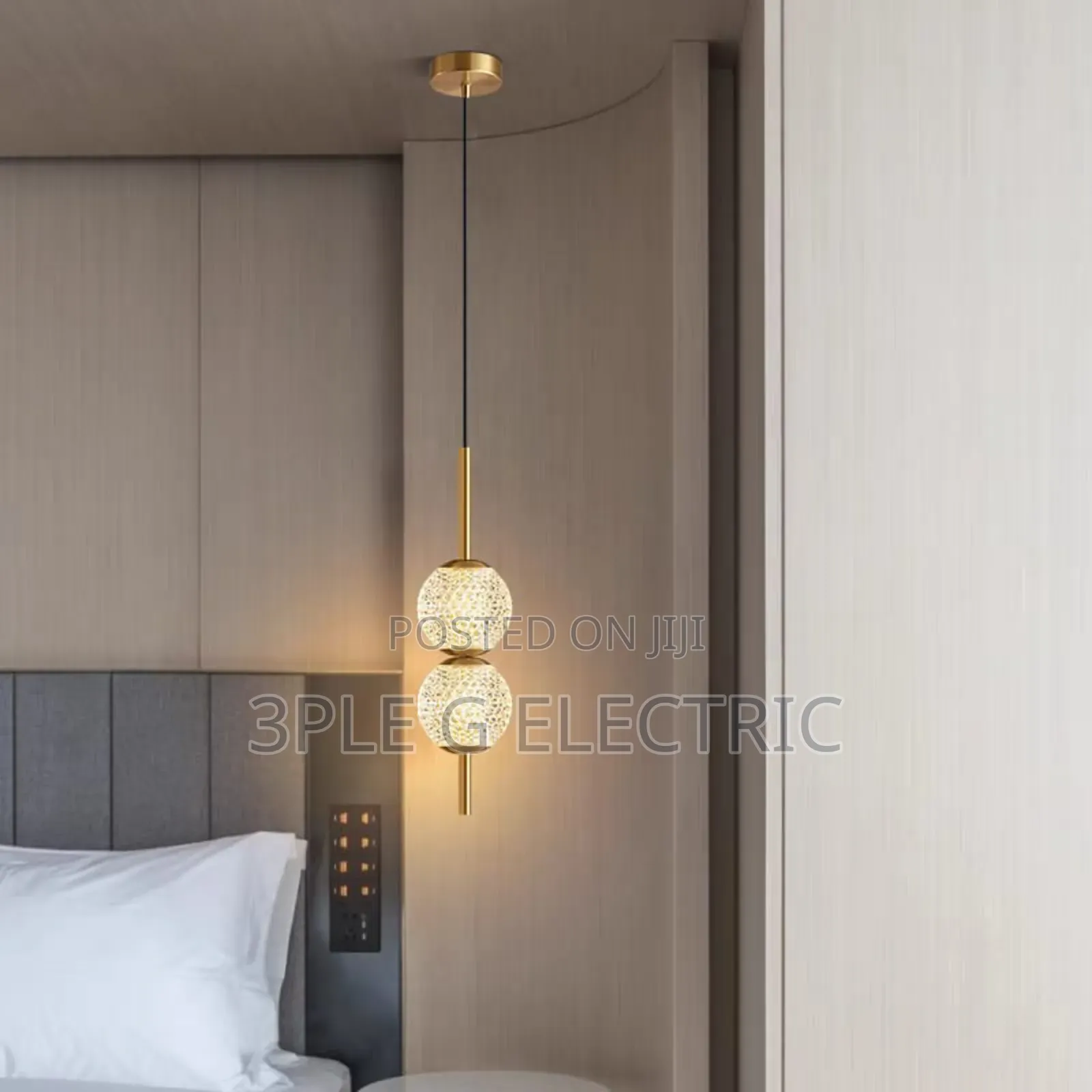 Single Bedside Dropping Pendant Light