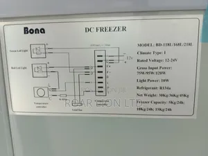 168l Bona Solar Freezer