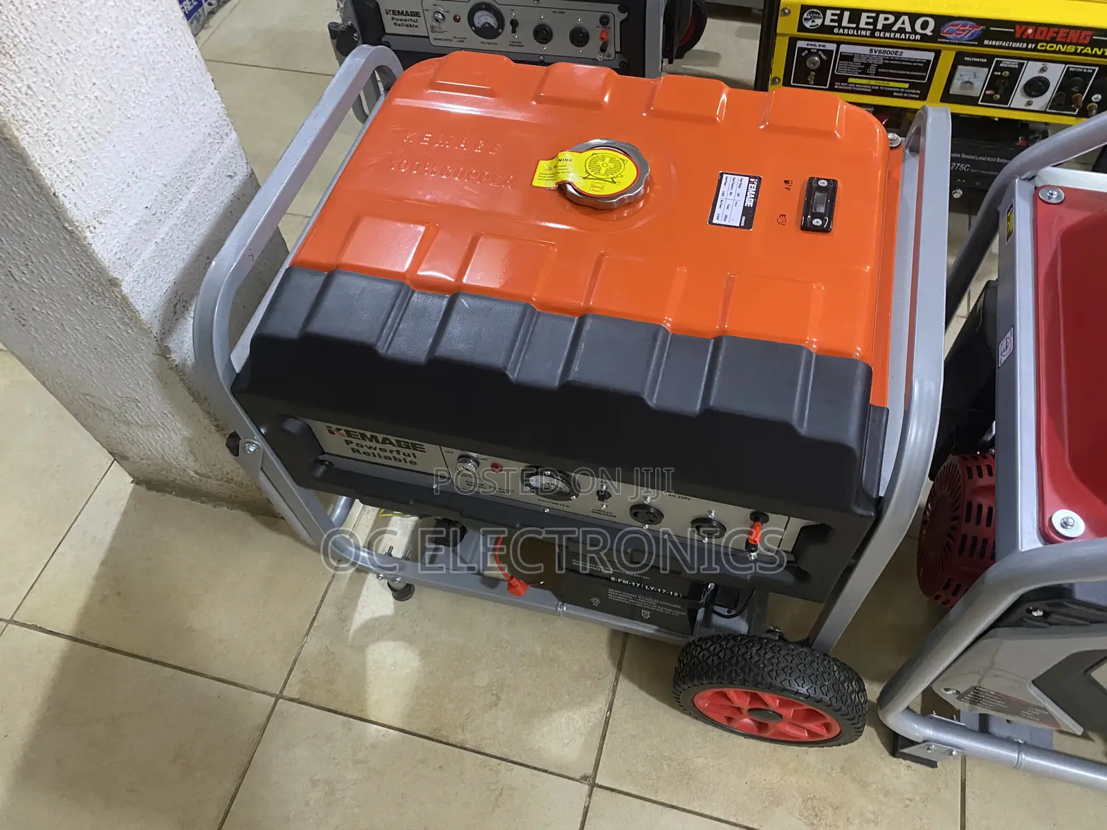 100% Copper Coil Kemage Petrol Generator 8kva