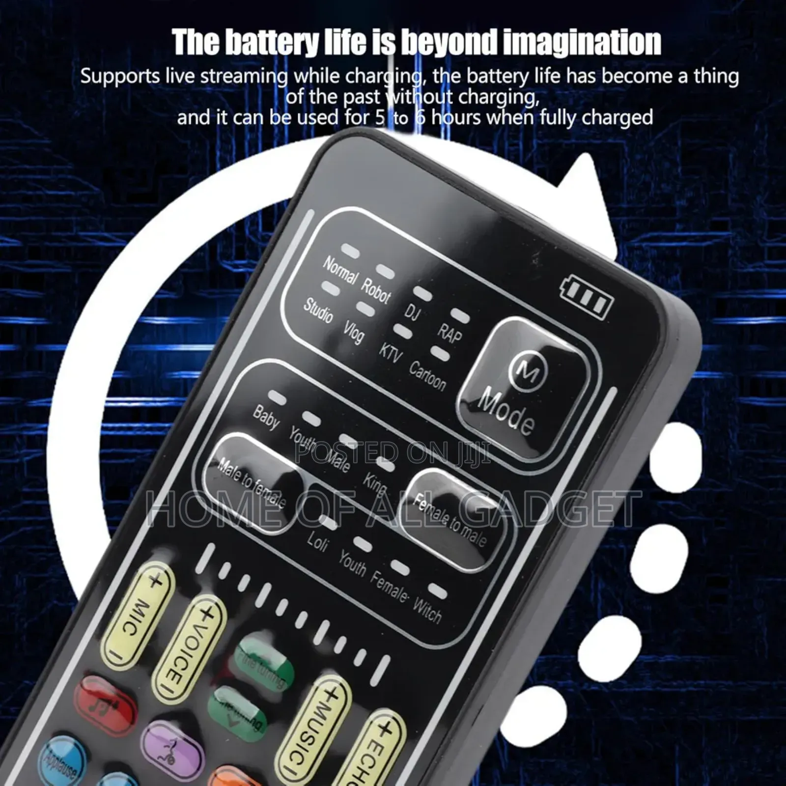 Portable Voice Changer With Multi-Function I9