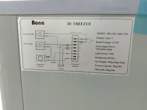 168l Bona Solar Freezer