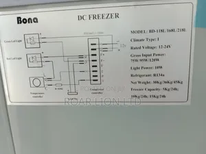 168l Bona Solar Freezer