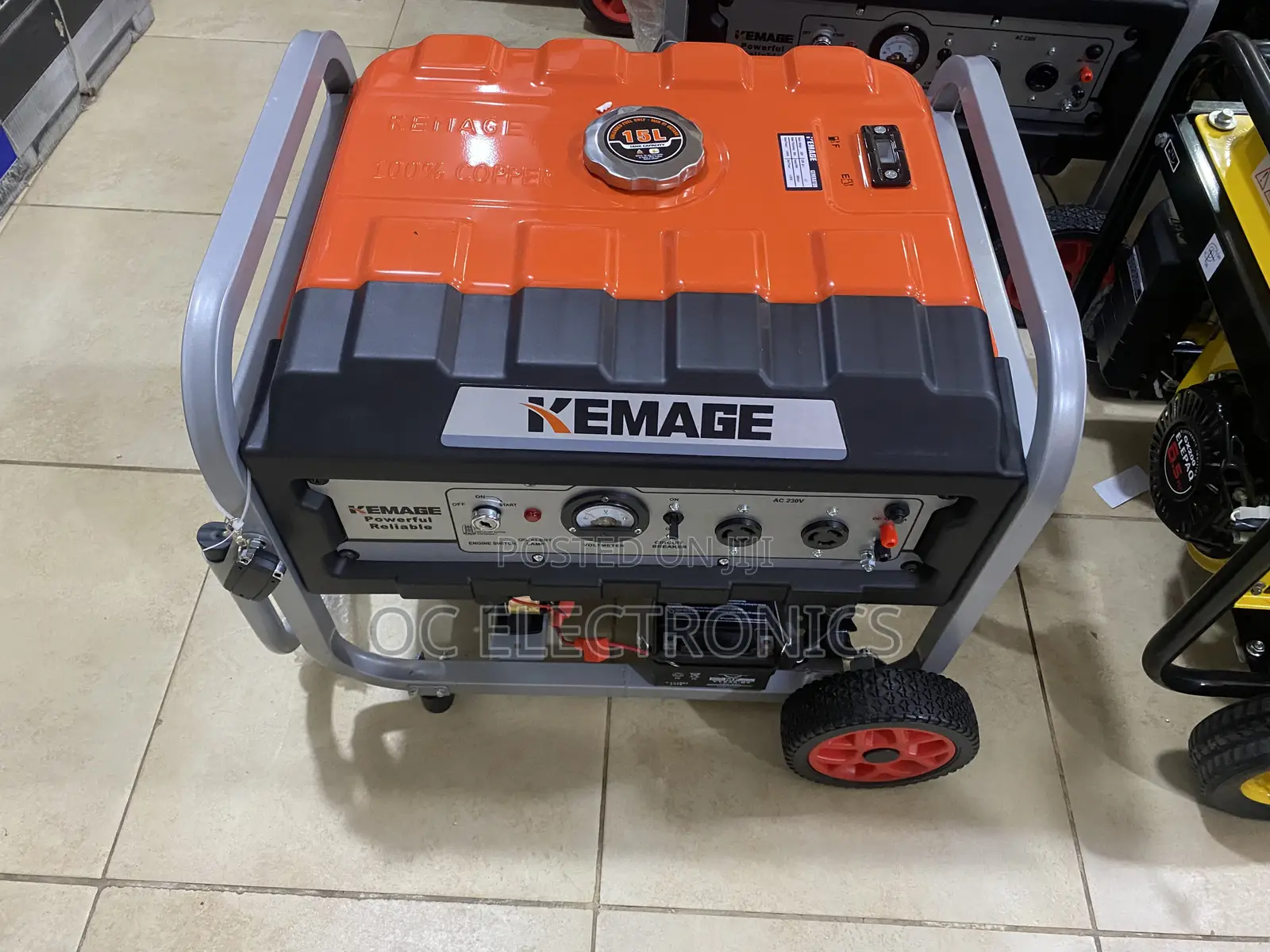 100% Copper Coil Kemage 4.5kva Petrol Generator