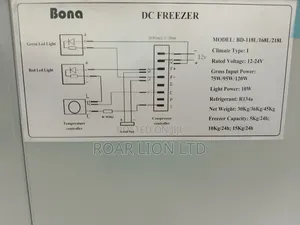 168l Bona Solar Freezer