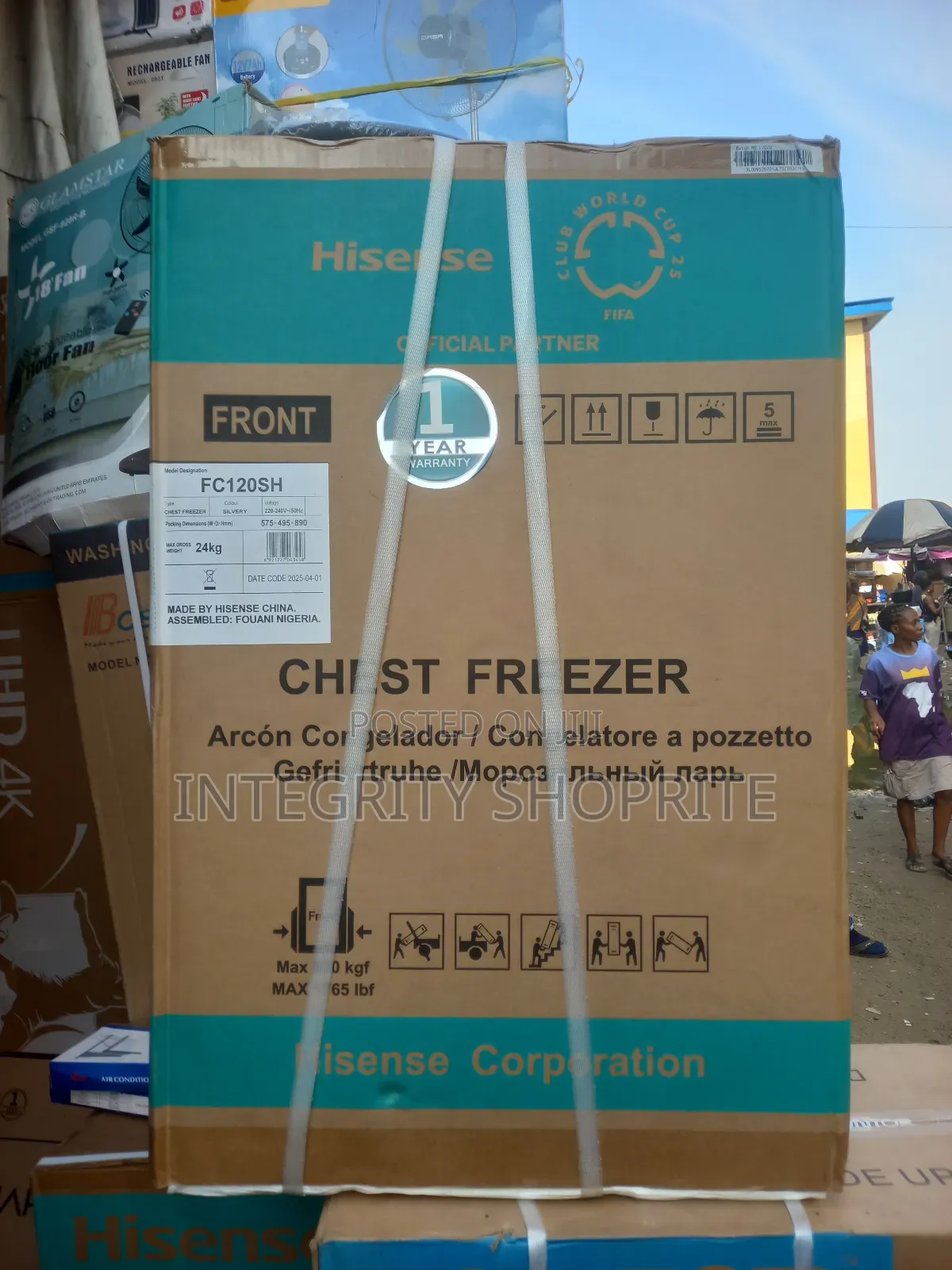 Hisense 95 Litres Chest Freezer