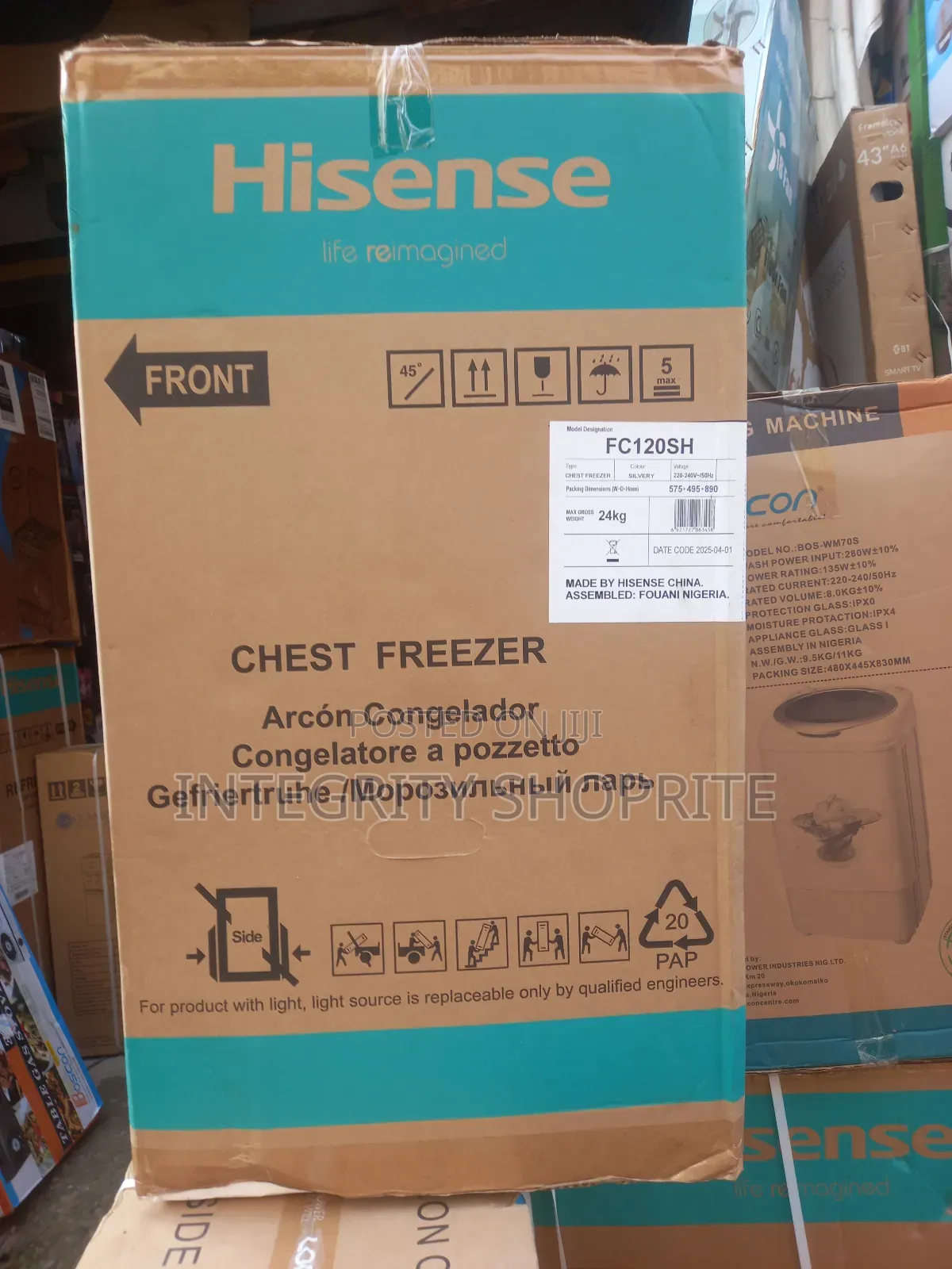 Hisense 95 Litres Chest Freezer